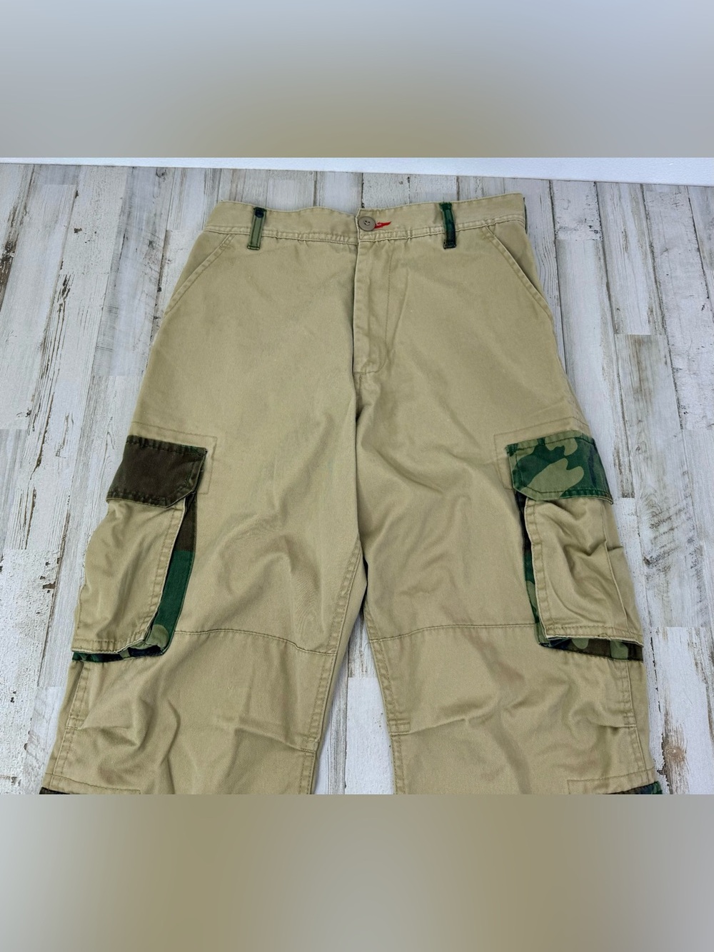 Rothco BDU Cargo Pants Ripstop Mens 28x32 Tactical Military Tan Camo Accents - Picture 2 of 10